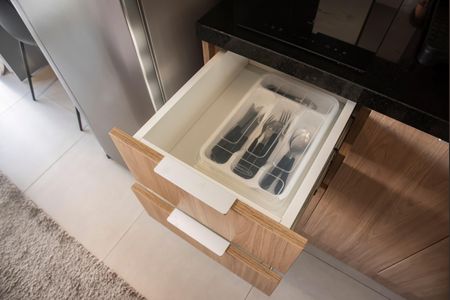 Studio à venda com 21m², 1 quarto e sem vagaCozinha