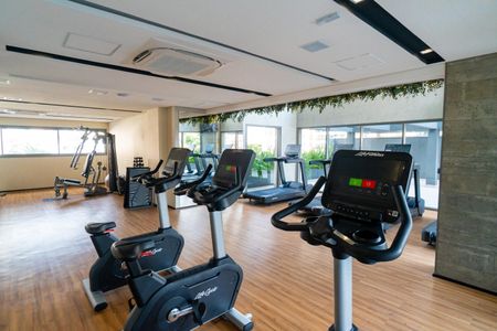 Studio à venda com 28m², 1 quarto e sem vaga Studio à venda com 28m², 1 quarto e sem vagaÁrea comum - Academia