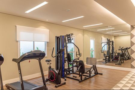 Apartamento à venda com 44m², 2 quartos e 1 vaga Apartamento à venda com 44m², 2 quartos e 1 vagaÁrea comum - Academia