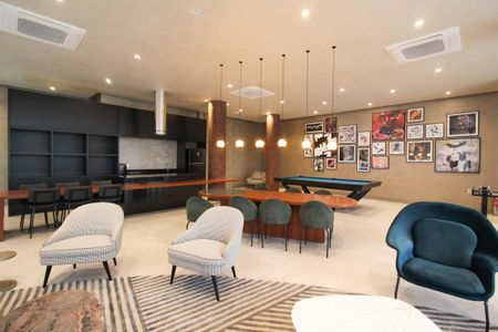 Apartamento à venda com 61m², 1 quarto e sem vagaÁrea comum - Salão de festas