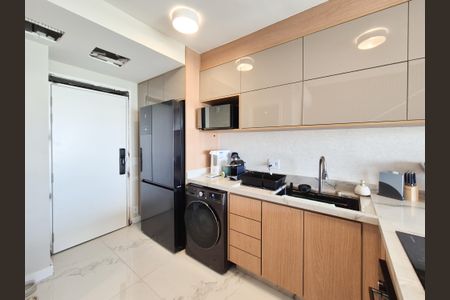 Cozinha de apartamento à venda com 1 quarto, 61m² em Indianópolis, São Paulo