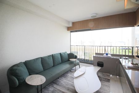 Sala de apartamento à venda com 1 quarto, 61m² em Indianópolis, São Paulo