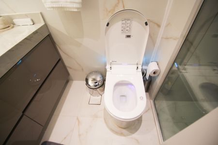 Apartamento à venda com 61m², 1 quarto e sem vagaBanheiro da Suíte