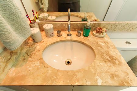 Apartamento à venda com 122m², 3 quartos e 2 vagasBanheiro da Suíte 1