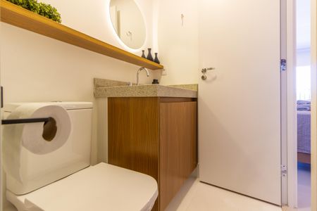 Studio para alugar com 27m², 1 quarto e 1 vaga Studio para alugar com 27m², 1 quarto e 1 vagaBanheiro