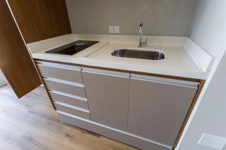 Studio para alugar com 24m², 1 quarto e sem vaga Studio para alugar com 24m², 1 quarto e sem vagaCozinha