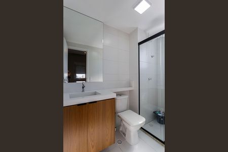 Studio para alugar com 24m², 1 quarto e sem vaga Studio para alugar com 24m², 1 quarto e sem vagaBanheiro