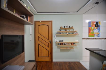 Sala de apartamento à venda com 2 quartos, 100m² em Jardim Santo Alberto, Santo André