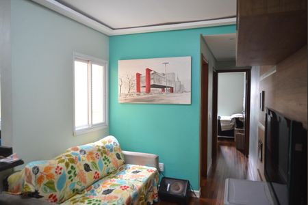 Sala de apartamento à venda com 2 quartos, 100m² em Jardim Santo Alberto, Santo André