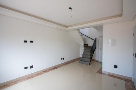 Sala de apartamento à venda com 1 quarto, 108m² em Campestre, Santo André