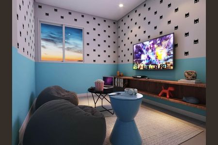 Apartamento para alugar com 38m², 2 quartos e 1 vaga Apartamento para alugar com 38m², 2 quartos e 1 vagaÁrea comum - Cinema