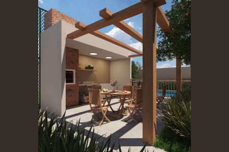 Apartamento para alugar com 38m², 2 quartos e 1 vaga Apartamento para alugar com 38m², 2 quartos e 1 vagaÁrea comum - Churrasqueira