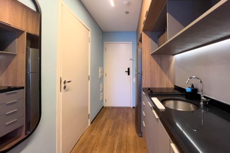 Studio para alugar com 28m², 1 quarto e sem vaga Studio para alugar com 28m², 1 quarto e sem vagaCozinha