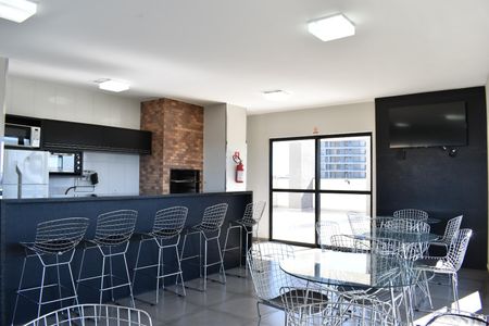 Apartamento para alugar com 45m², 1 quarto e 1 vaga Apartamento para alugar com 45m², 1 quarto e 1 vagaÁrea comum - Salão de festas