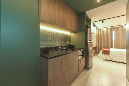 Studio para alugar com 35m², 1 quarto e sem vagaCozinha