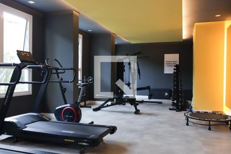 Apartamento à venda com 29m², 1 quarto e sem vaga Apartamento à venda com 29m², 1 quarto e sem vagaÁrea comum - Academia