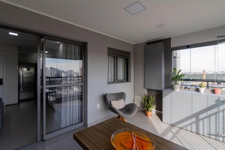 Varanda Gourmet de apartamento à venda com 2 quartos, 57m² em Vila Camargos, Guarulhos