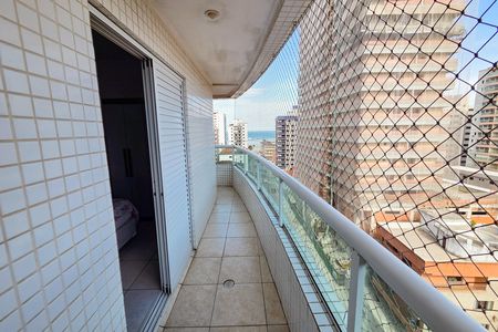 Varanda da Suíte 2 de apartamento para alugar com 2 quartos, 98m² em Vila Tupi, Praia Grande