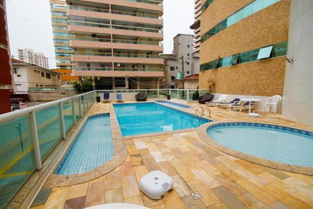Área comum - Piscina de apartamento para alugar com 2 quartos, 98m² em Vila Tupi, Praia Grande