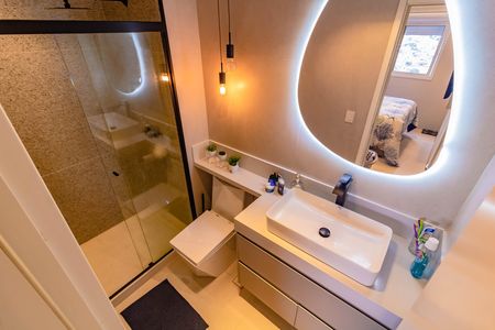 Apartamento à venda com 65m², 2 quartos e 1 vaga Apartamento à venda com 65m², 2 quartos e 1 vagaBanheiro Suíte
