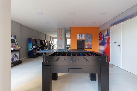 Apartamento para alugar com 40m², 2 quartos e 1 vaga Apartamento para alugar com 40m², 2 quartos e 1 vagaÁrea comum - Salão de jogos