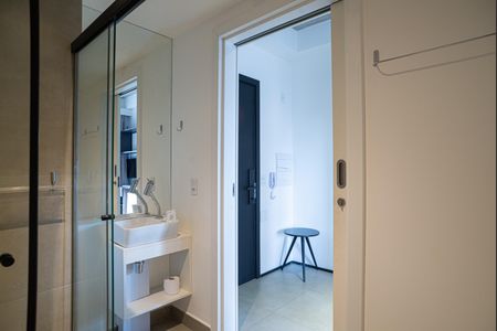 Studio à venda com 22m², 1 quarto e sem vaga Studio à venda com 22m², 1 quarto e sem vagaBanheiro