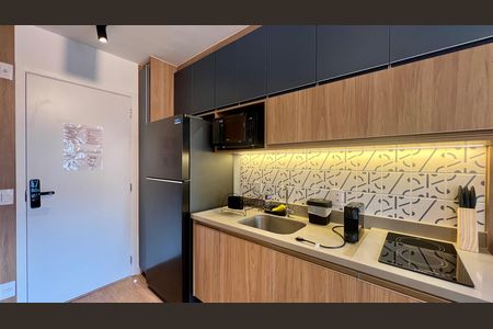 Studio para alugar com 30m², 1 quarto e sem vaga Studio para alugar com 30m², 1 quarto e sem vagaCozinha