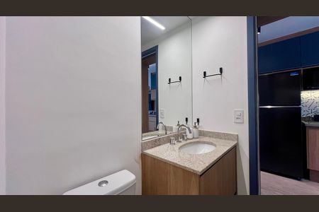 Studio para alugar com 30m², 1 quarto e sem vaga Studio para alugar com 30m², 1 quarto e sem vagaBanheiro