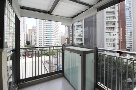 Studio para alugar com 37m², 1 quarto e sem vagaVaranda