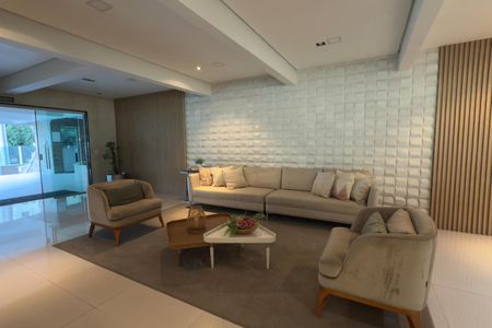 Apartamento para alugar com 91m², 2 quartos e 1 vagaHall social