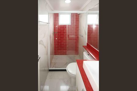 Apartamento para alugar com 56m², 2 quartos e 1 vaga Apartamento para alugar com 56m², 2 quartos e 1 vagaBanheiro da Suite