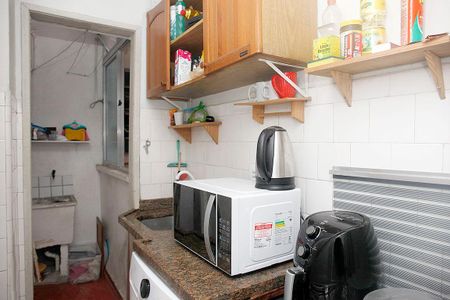 Cozinha + Área de Serviço de apartamento à venda com 1 quarto, 36m² em Moinhos de Vento, Porto Alegre