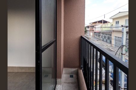 Varanda do Studio de kitnet/studio para alugar com 1 quarto, 26m² em Vila Cruz das Almas, São Paulo