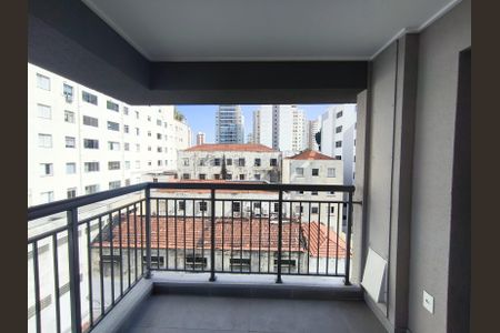 Studio à venda com 30m², 1 quarto e sem vagaVaranda
