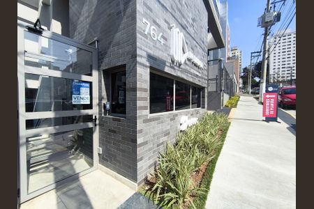 Studio à venda com 30m², 1 quarto e sem vagaFachada + Plaquinha