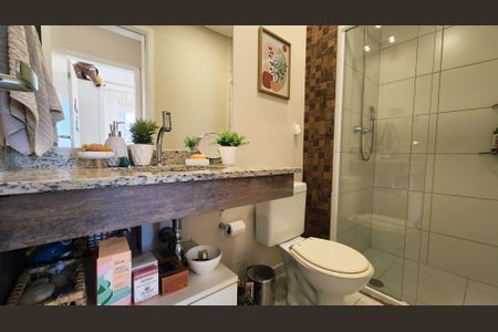 Apartamento à venda com 76m², 2 quartos e 2 vagasBanheiro Social