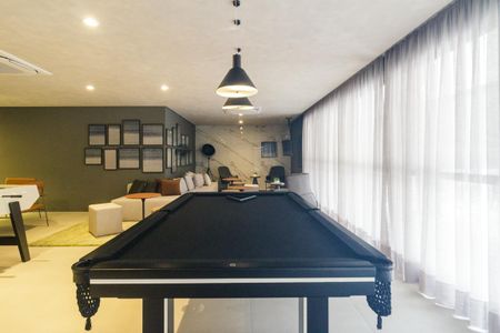 Studio para alugar com 30m², 1 quarto e sem vaga Studio para alugar com 30m², 1 quarto e sem vagaÁrea comum - Salão de jogos