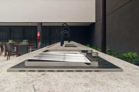 Studio para alugar com 30m², 1 quarto e sem vaga Studio para alugar com 30m², 1 quarto e sem vagaÁrea comum - Churrasqueira
