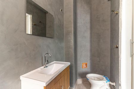 Studio para alugar com 25m², 1 quarto e sem vaga Studio para alugar com 25m², 1 quarto e sem vagaBanheiro