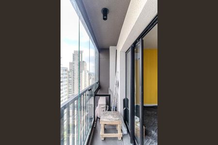 Studio à venda com 23m², 1 quarto e sem vagaVaranda