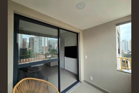 Studio à venda com 26m², 1 quarto e sem vagaVaranda