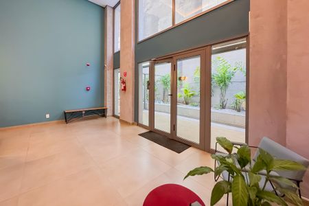 Studio à venda com 28m², 1 quarto e sem vagaHall social