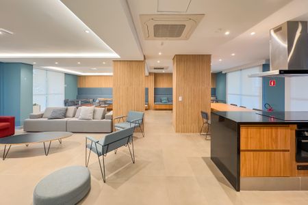 Studio à venda com 28m², 1 quarto e sem vagaÁrea comum - Salão de Festas