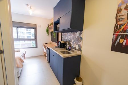 Studio para alugar com 25m², 1 quarto e sem vagaCozinha