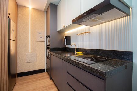 Apartamento para alugar com 37m², 1 quarto e 1 vaga Apartamento para alugar com 37m², 1 quarto e 1 vagaCozinha e Área de Serviço