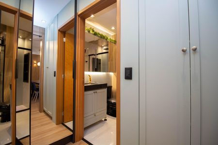 Apartamento para alugar com 37m², 1 quarto e 1 vaga Apartamento para alugar com 37m², 1 quarto e 1 vagaCloset da Suíte