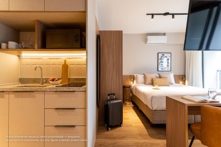 Apartamento para alugar com 35m², 1 quarto e sem vaga