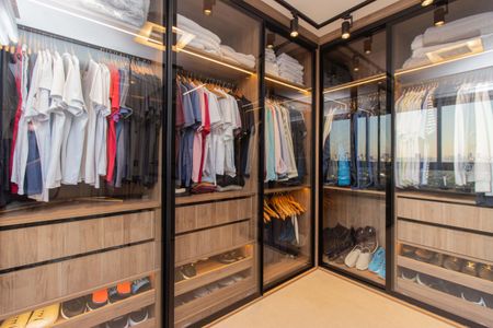 Apartamento à venda com 78m², 1 quarto e 2 vagasCloset da suíte