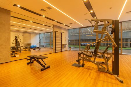 Apartamento à venda com 78m², 1 quarto e 2 vagasÁrea comum - Academia