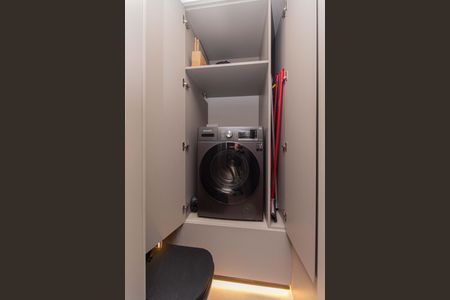 Apartamento à venda com 78m², 1 quarto e 2 vagasLavabo da Área de Serviço